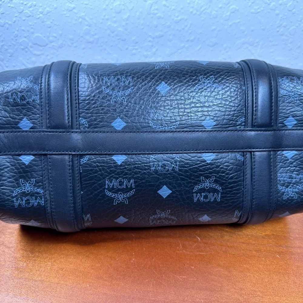 MCM VISETOS BARREL SHOULDER BAG